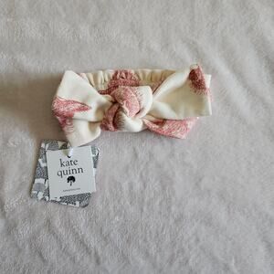 Kate Quinn NWT Size Medium Headband Bow Porcupine 100% Organic Cotton